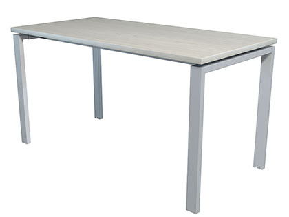 Radni sto NT 140x70 belo drvo/sivo