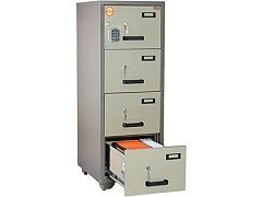 Flame retardant file cabinet VALBERG FC  4E-KK