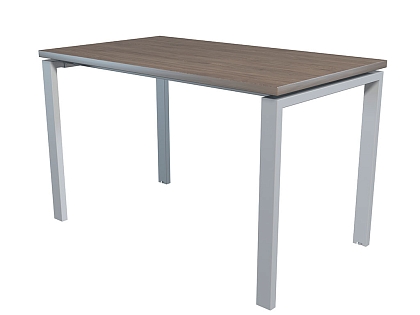 Radni sto NT 120x70 tamni orah/sivi sto
