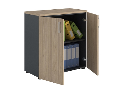 Ormar NV 0880 zatvoreni brest prirodni / antracit