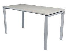 Radni sto NT 140x70 belo drvo/sivo